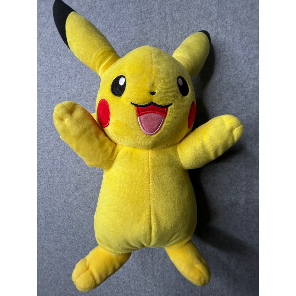 Pokemon Pikachu Animated Plush Stuffed Animal Yellow Wicked Cool Toys-WORKS
